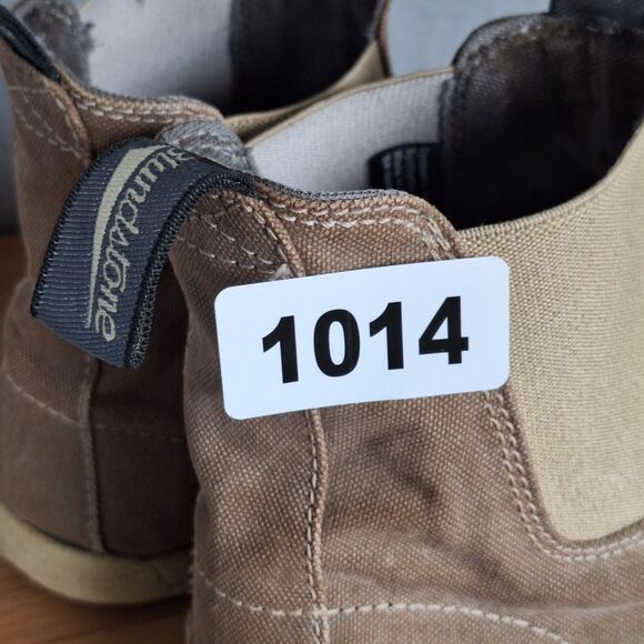 Blundstone Chelsea Boots Men Tan Canvas Pull On Ankle Size 10.5 AU 11.5 US - Picture 13 of 13